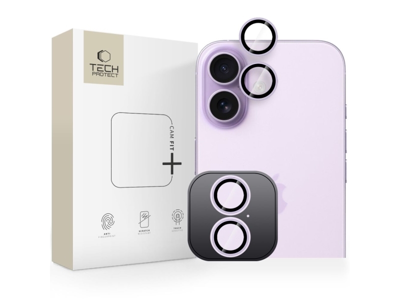 Tech-Protect Camring Fit+ Kameraabdeckung Für Iphone 17 - Lila