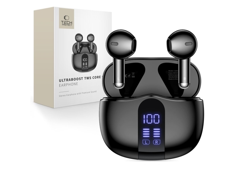 Tech-Protect Tech-Protect Ultraboost Tws Earphones Earphone Core G2 Black