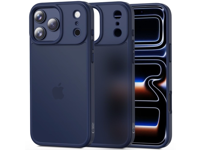Tech-Protect Magmat-Cover Til Iphone 17 Pro - Mat Navyblå
