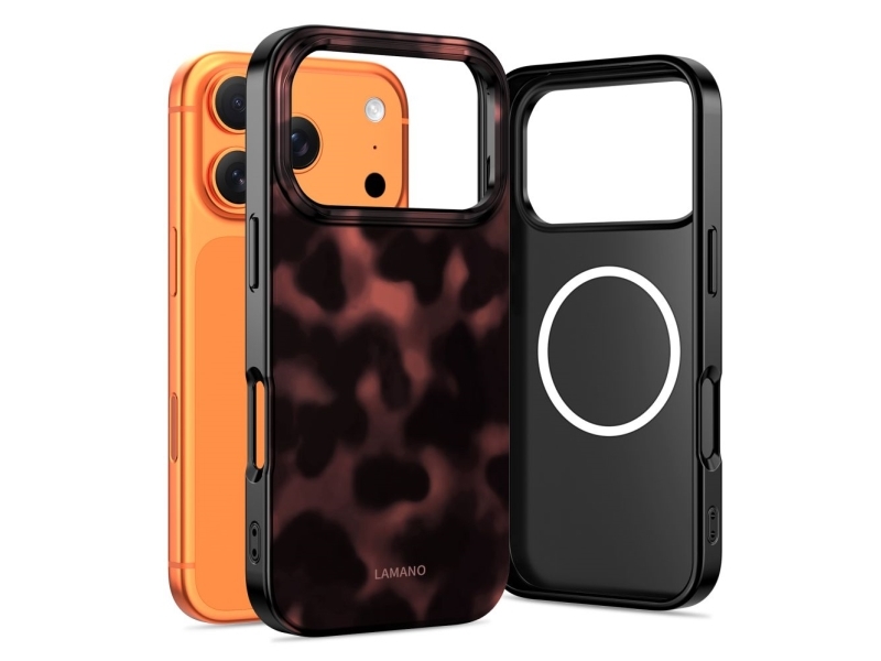 Tech-Protect Lamano Magsafe Case Für Iphone 17 Pro Max - Schwarz Und Rot