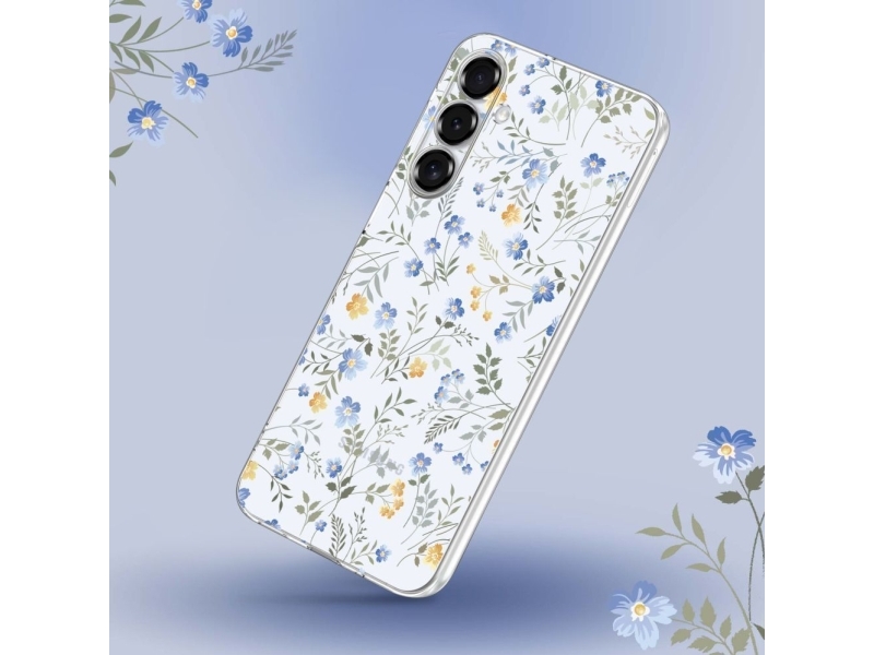 Tech-Protect Flexair Case Für Xiaomi Redmi 15C 173Mm / Poco 85C 173Mm - Daisies With Leaves