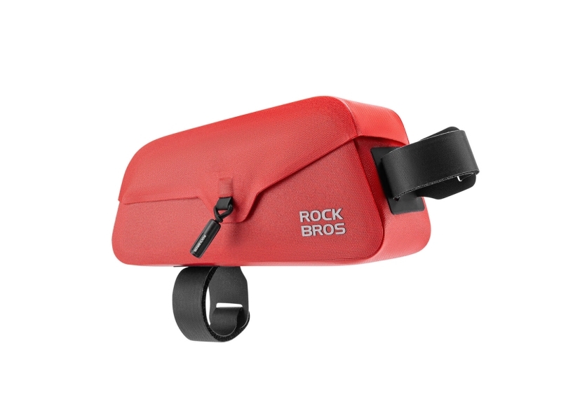 Rockbros Sadeltaske Til Cykel 30120122004 Vandtæt Med Magnetisk Lukning 0,9 L - Rød
