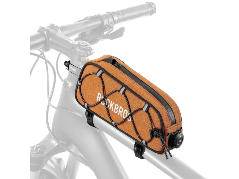 Rockbros 30120045004 ROAD TO SKY bicycle bag for the top frame tube waterproof 0.7L - orange