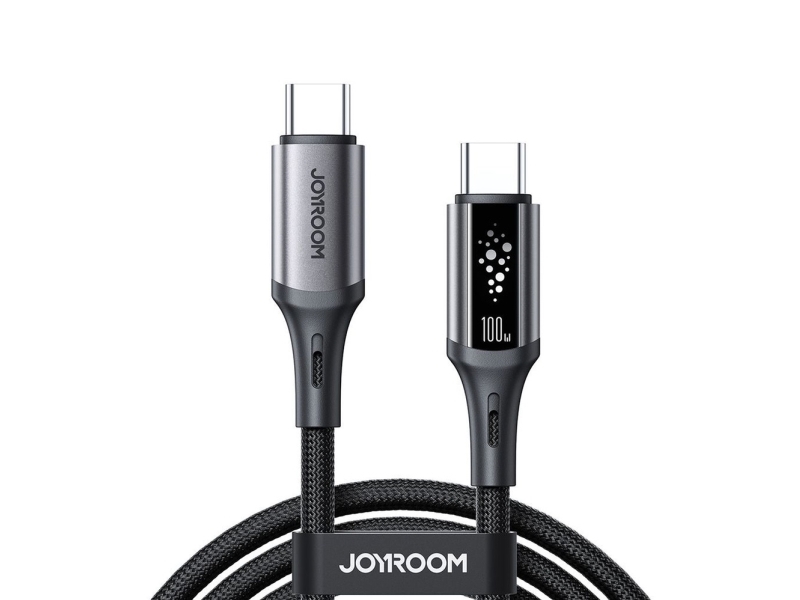 Usb-Kabel Joyroom S-A60 Startalk 100W Usb-C Auf Usb-C 1,2 M (Schwarz)