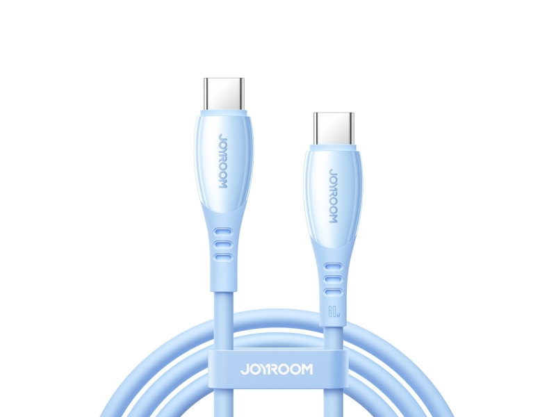 Joyroom Usb-Kabel Joyroom S-A59 Vibrant Series 60W Usb-C - Usb-C 1.2M - Blau