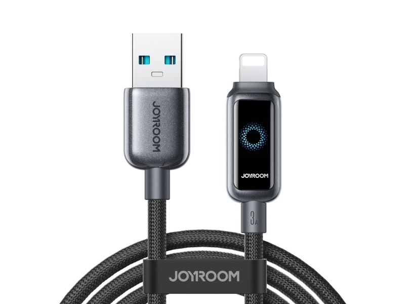 Joyroom S-A55 Starflight Usb-A Til Lightning-Kabel 3A 1,2 M Sort