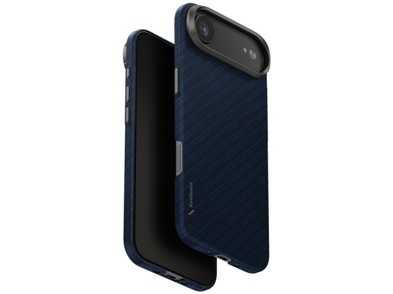 Uniq Keva Edge Magclick Ladekoffer Für Iphone Air - Blau