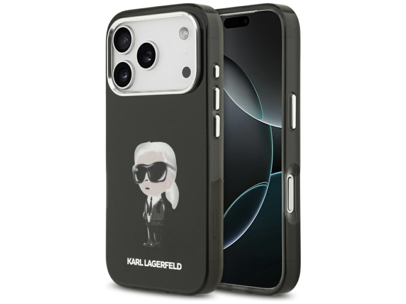 Karl Lagerfeld Iml Aquarelle Karl & Logo Magsafe-Cover Til Iphone 17 Pro - Sort