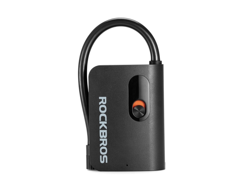 RockBros batteridriven pump Rockbros L1 Mini 70 psi kompressor, slangl&auml;ngd 200 mm, Schrader - svart