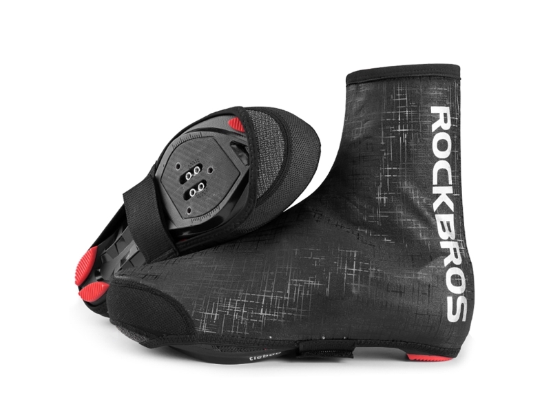 Rockbros Lf1081 Vindtætte Vandtætte Gamacher 42-46 Cm - Sort