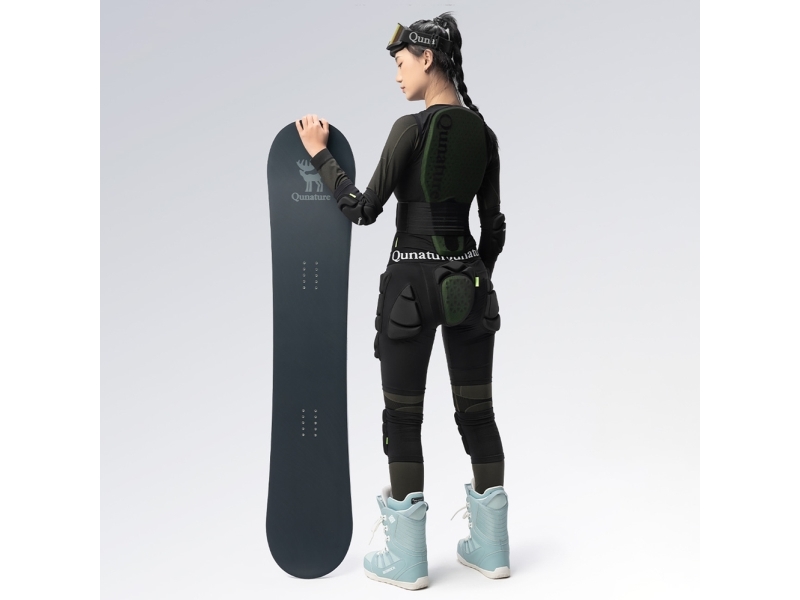 Qunature Ski Hoftebeskyttere - Advanced L Til Ski, Snowboard, Skøjter - Sort