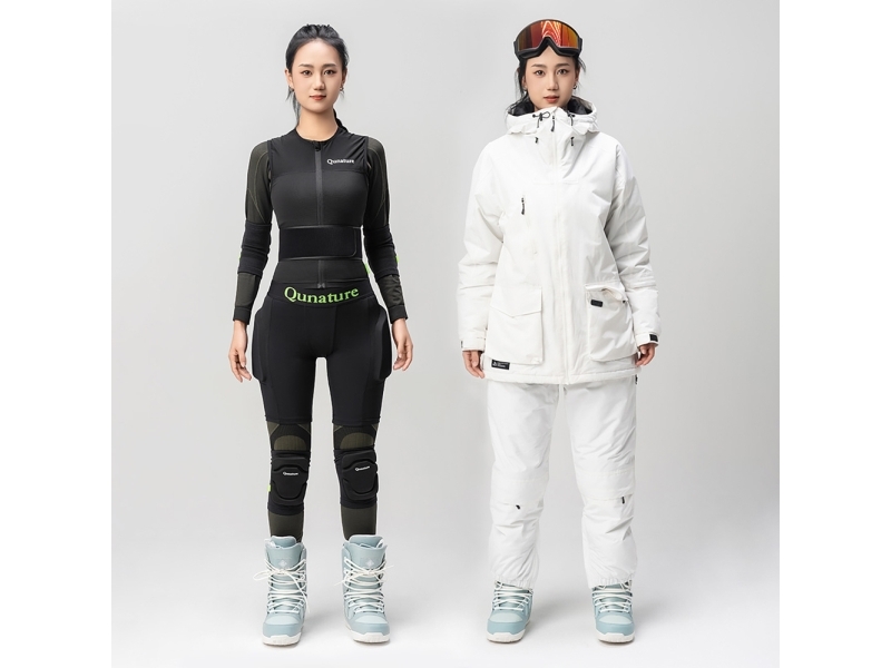 Qunature Ski-Hoftebeskyttere - Basic M Til Ski, Snowboards, Skøjter - Sort