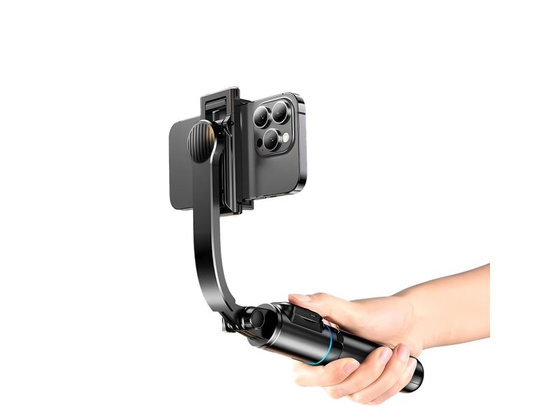 Dudao Selfie-Stick 4-I-1 Stativ Foldbar Stang Til Billeder Med Fjernbetjening 110 Cm - Sort