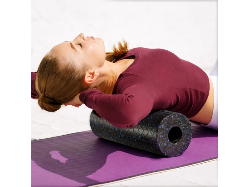 Wozinsky WRM-33 massage-/træningsroller 33 cm - sort