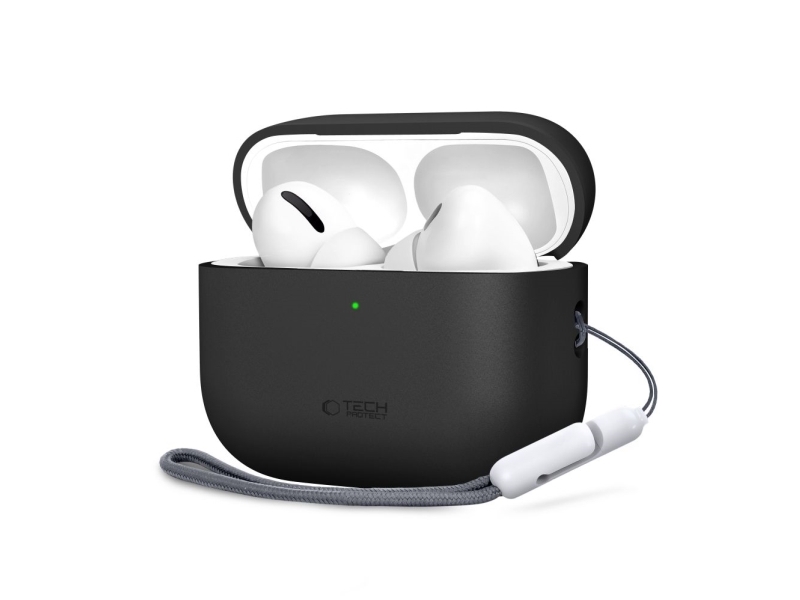 Tech-Protect silikondeksel til AirPods Pro 3 - svart