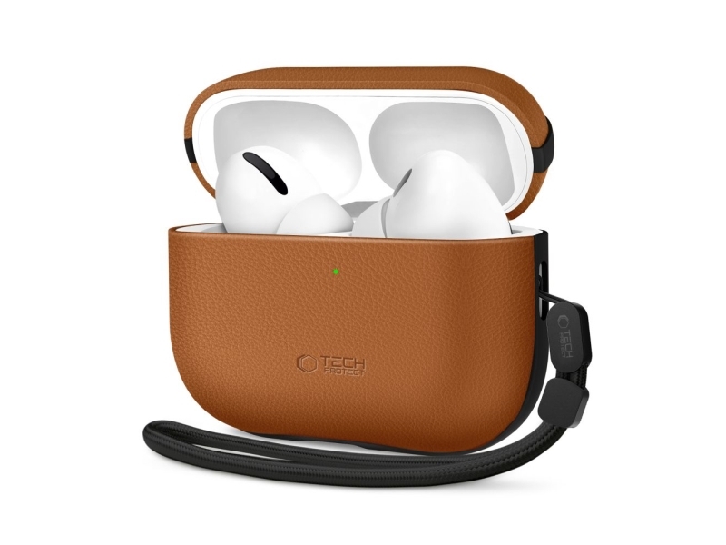 Hurtel Tech-Protect Naturalfit Case Für Airpods Pro 3 - Braun