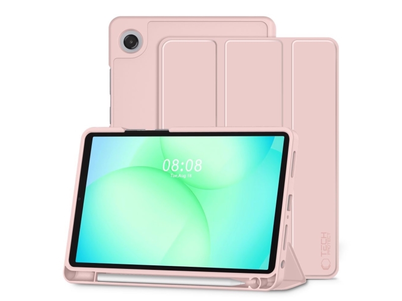 Techprotect Smartcase Pen-Etui Til Samsung Galaxy Tab A9 / A11 8,7" X110 / X115 / X133 / X135 - Pink