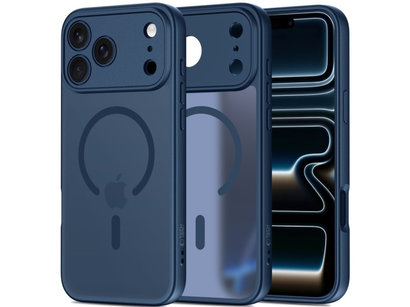 Tech-Protect Basicmag Magsafe Cover Til Iphone 17 Pro - Navy Blue