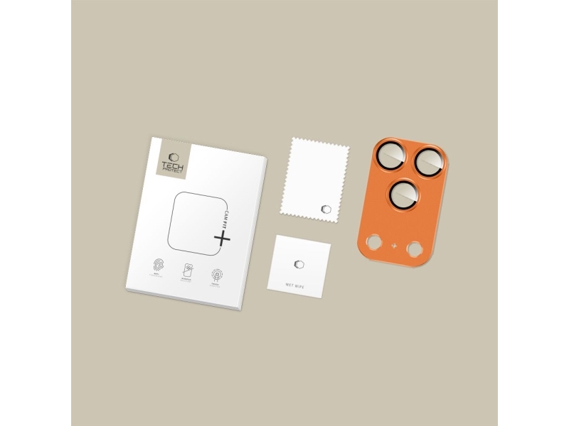 Tech-Protect Camfull Fit+ Schutz Für Iphone 17 Pro Cosmic Orange