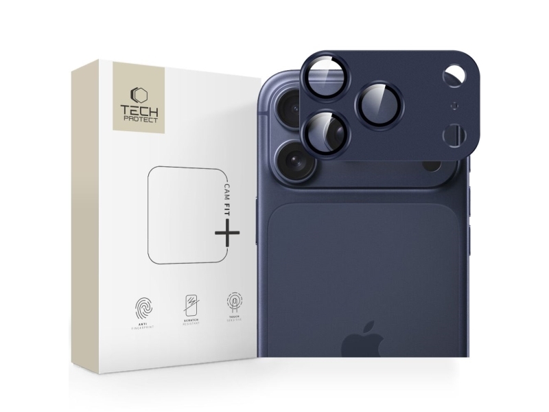 Tech-Protect Kameraschutz Camfull Fit+ Für Iphone 17 Pro Max Deep Blue