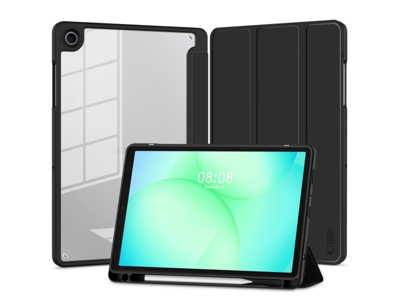 Tech-Protect Sc Pen Hybrid-Case Für Samsung Galaxy Tab A9+ / A11+ Plus 11.0 X210 / X215 / X216 / X230 / X235 / X236 - Schwarz