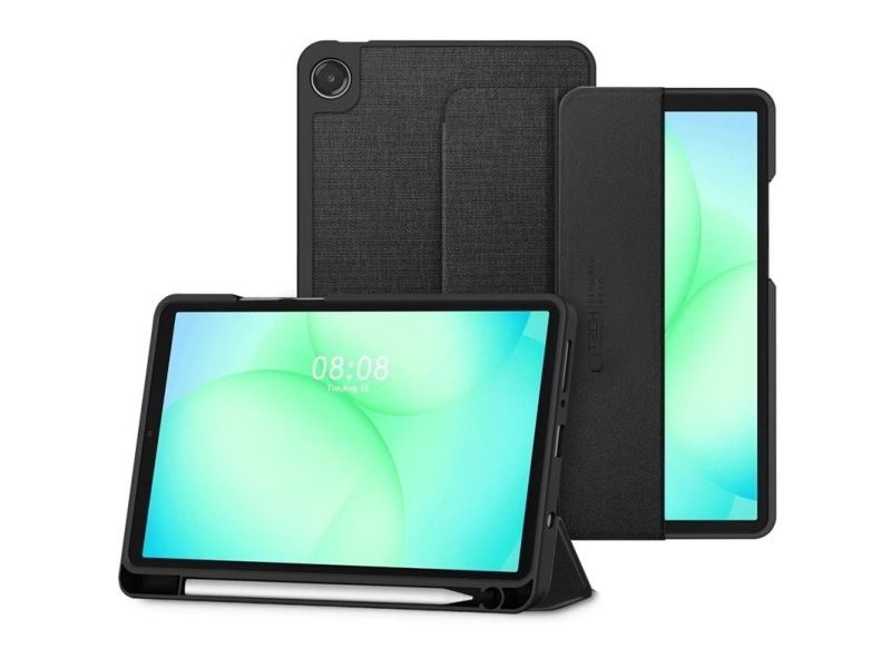 Tech-Protect Sc Pen Canvas Tablet-Hülle Für Galaxy Tab A9/A11 8.7 X110/X115/X133/X135 Obsidian Black