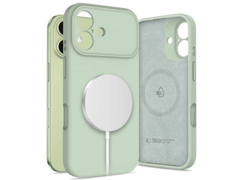 Tech-Protect Silikon Magsafe Case Für Iphone 17 - Grün