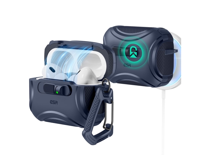 Esr Cyber Flicklock Magsafe Case Für Airpods Pro 3 - Navy Blue