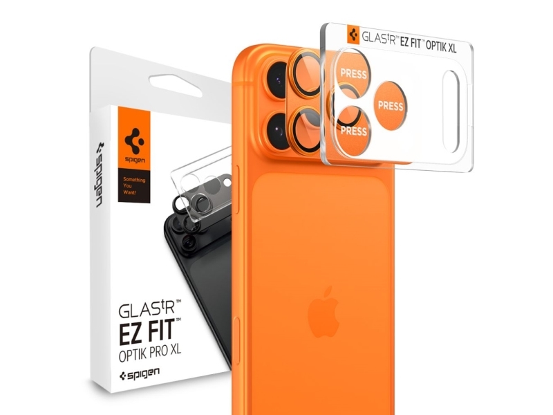 Spigen Optik Pro Xl Kameralinseglas Til Iphone 17 Pro - Orange