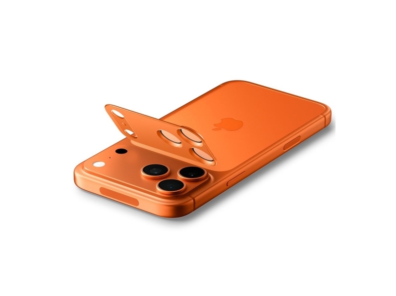 Spigen Optik Pro Xl Kameralinseglas Til Iphone 17 Pro - Orange
