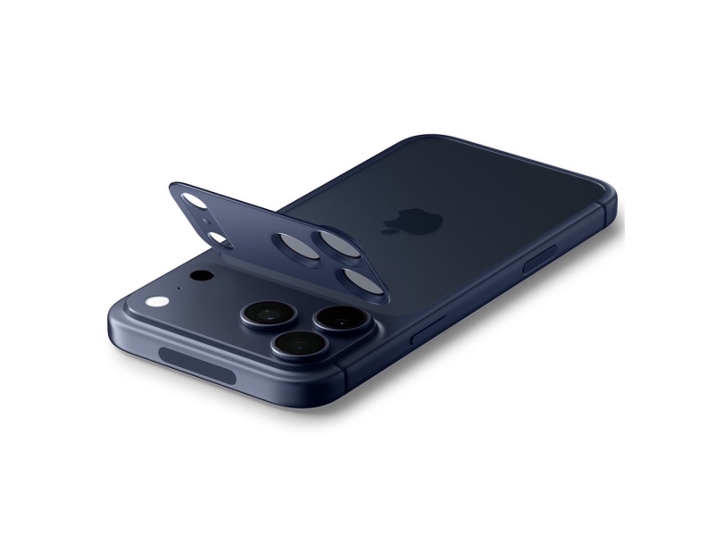 Spigen Optik Pro Xl Kameralinsen-Glas Für Iphone 17 Pro - Navy Blue