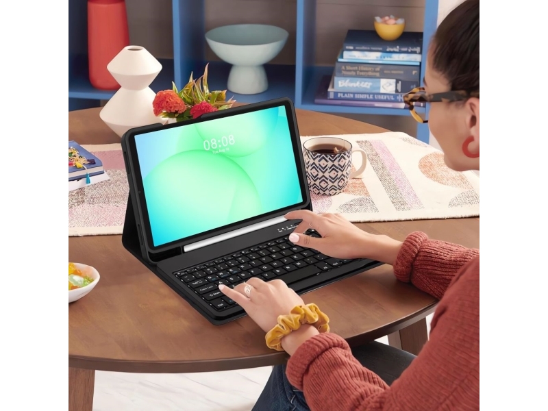TECH-PROTECT SC PEN + KEYBOARD til Galaxy Tab A9/A11 8.7 (X110/X115/X133/X135) sort