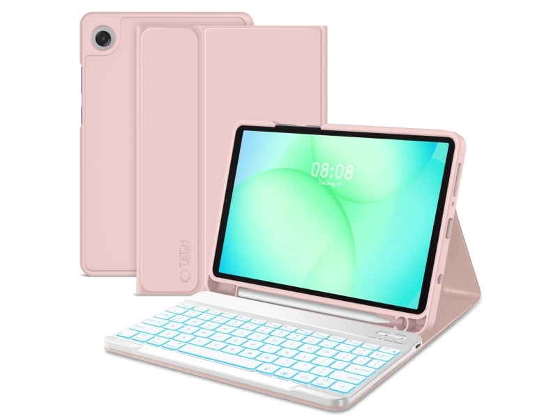 Tech-Protect SC Pen Case for Samsung Galaxy Tab A9 / A11 8.7 X110 / X115 / X133 / X135 - Pink