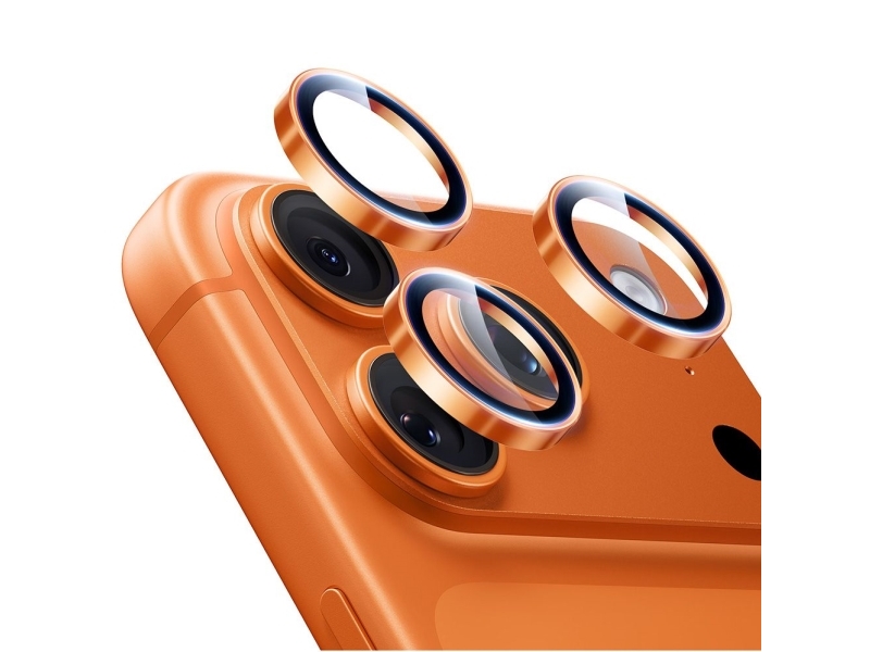 Esr Armorite Kameralins-Hærdet Glas Til Iphone 17 Pro / Max / 15 Pro / Max / 16 Pro / Max / 17 Pro / Max - Orange