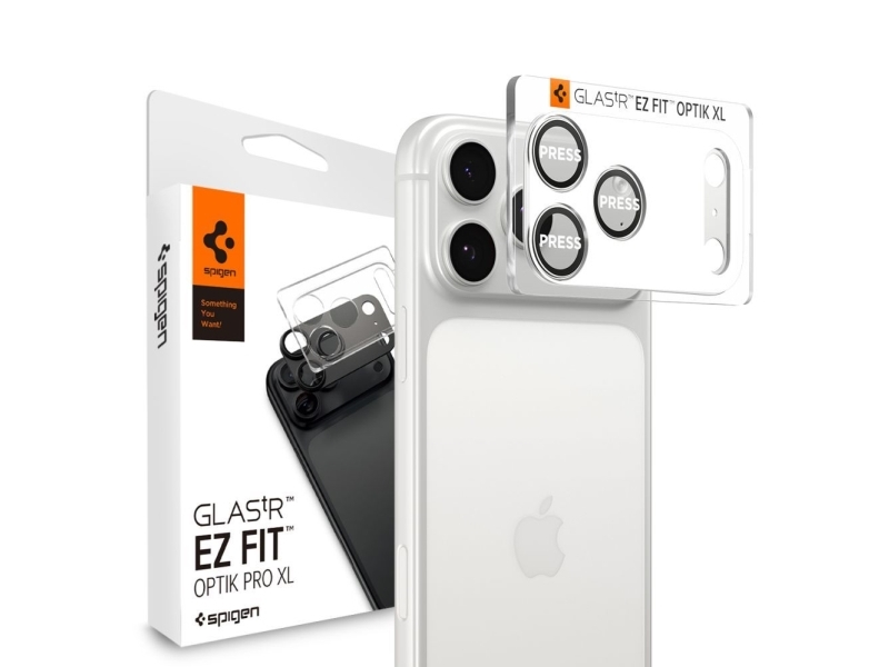 Spigen Optik Pro Xl Kameralinsen-Glas Für Iphone 17 Pro Max - Silber