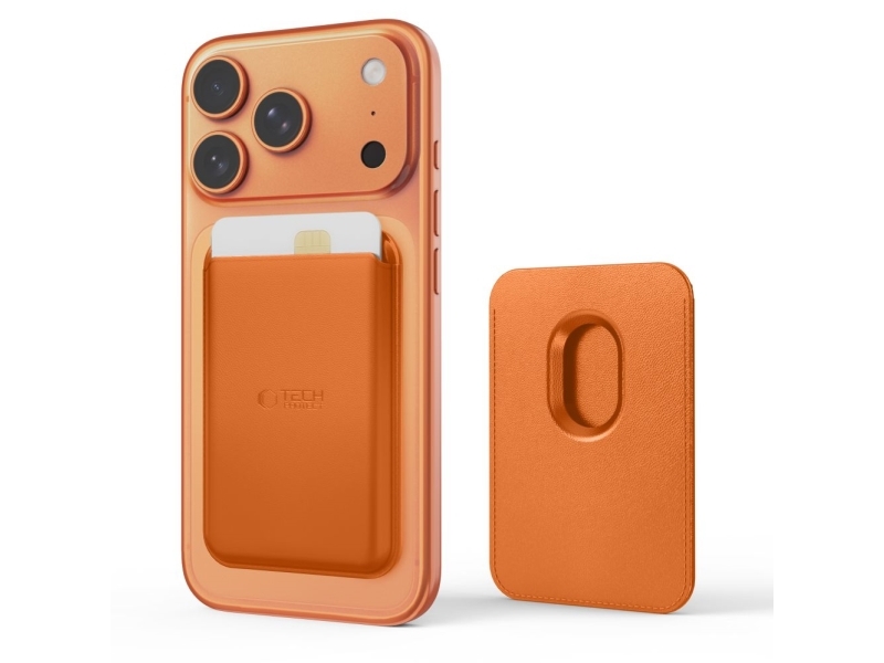 Tech-Protect Magwallet Magsafe Magnetische Geldbörse Für Das Handy - Orange