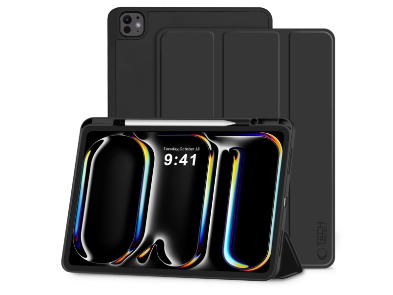 Tablet-Etui 4Kom.Pl Tech-Protect Sc Pen Til Ipad Pro 13” (7/8) 2024-2025 Black