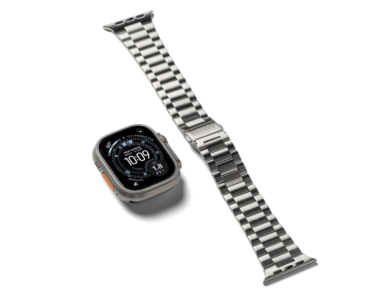 Ringke metalarmbånd One Air til Apple Watch 8 / 9 / 10 / 11 / SE / Ultra 44/45/46/49 mm sølv