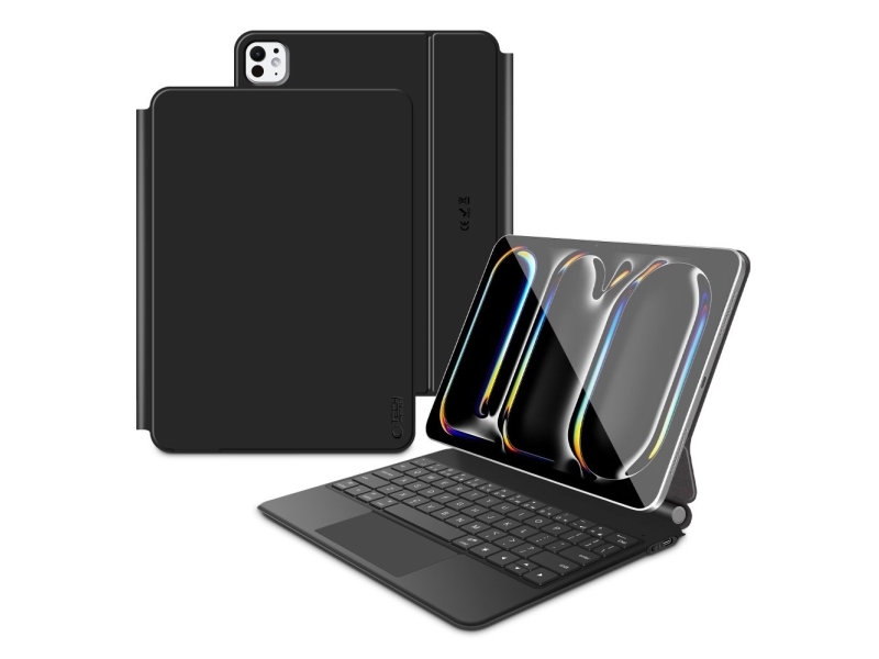Tech-Protect Smartcase Magnetic + Tastatur Til Ipad Pro 13” 2024/2025 Black 7./8.