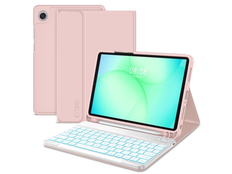 Tech-Protect SC pennecover til Samsung Galaxy Tab A9+ / A11+ Plus 11.0 X210 / X215 / X216 / X230 / X235 / X236 - pink