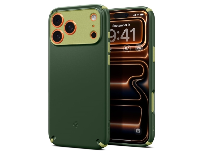 Spigen Nano Pop Hybrid Magsafe-Cover Til Iphone 17 Pro - Grøn