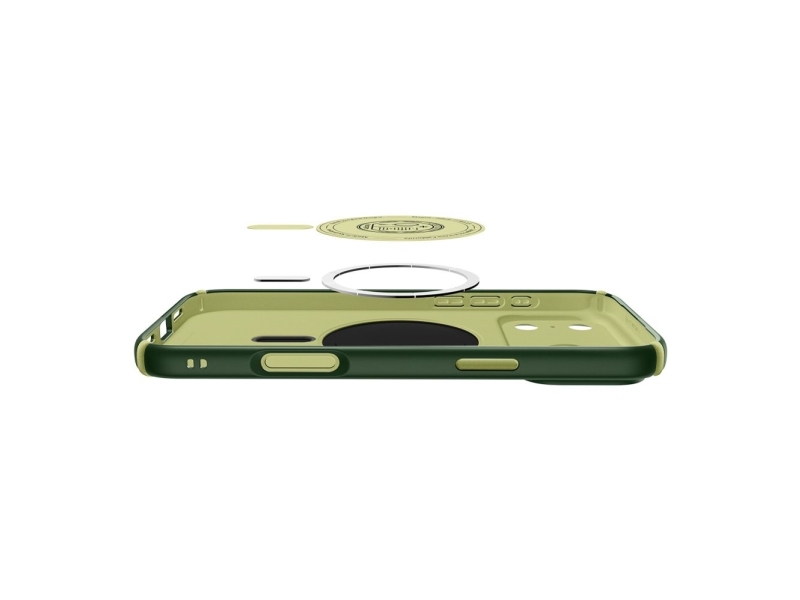 Spigen Nano Pop Hybrid Magsafe-Cover Til Iphone 17 Pro - Grøn