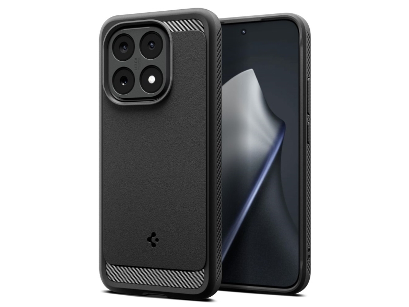 Spigen Rugged Armor, Cover, Xiaomi, 15T, 17,4 cm (6.83), Sort