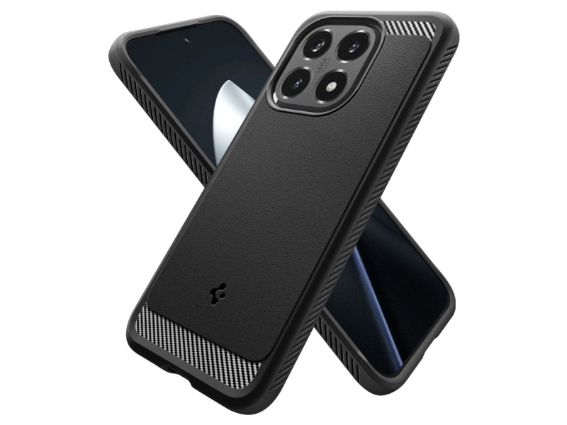 Spigen Rugged Armor, Cover, Xiaomi, 15T, 17,4 cm (6.83), Sort