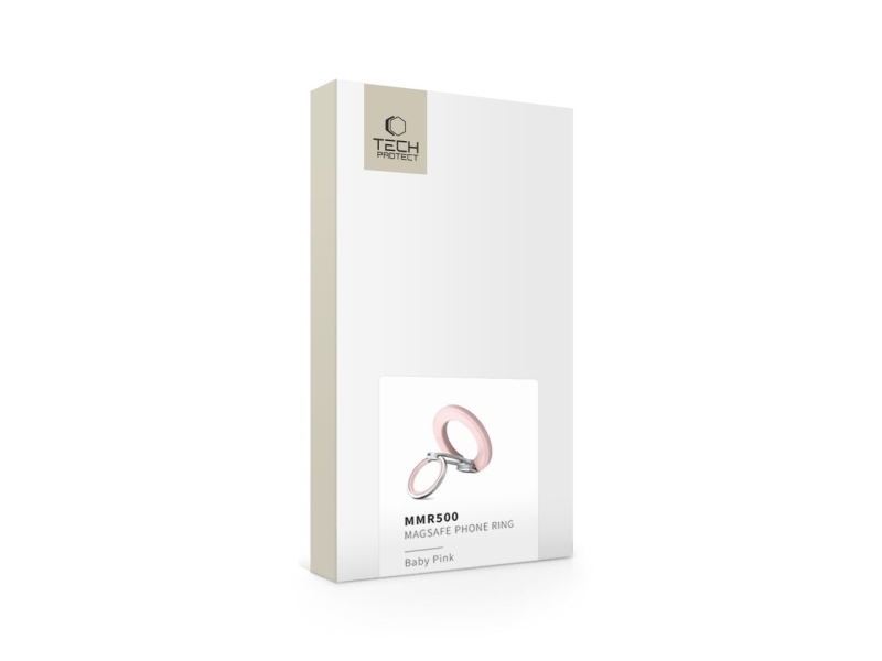 TECH-PROTECT MMR500 magnetisk Magsafe-telefonring babyrosa | Bilvård & Biltillbehör - HiFi för bilar - Hifi Tillbehör | GameStuff