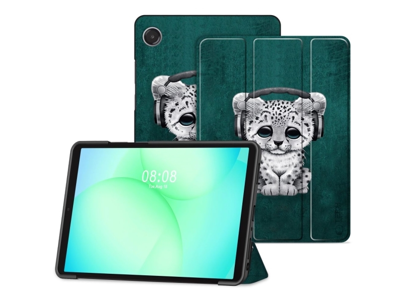 4Kom.Pl Tech-Protect Smartcover Etui Til Galaxy Tab A9+/A11+ Plus 11.0 X210/X215/X216/X230/X235/X236 Sad Cat