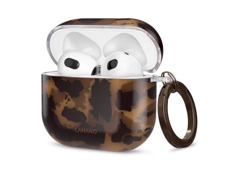 Tech-Protect Lamano Case Für Airpods 4 - Braun Und Schwarz