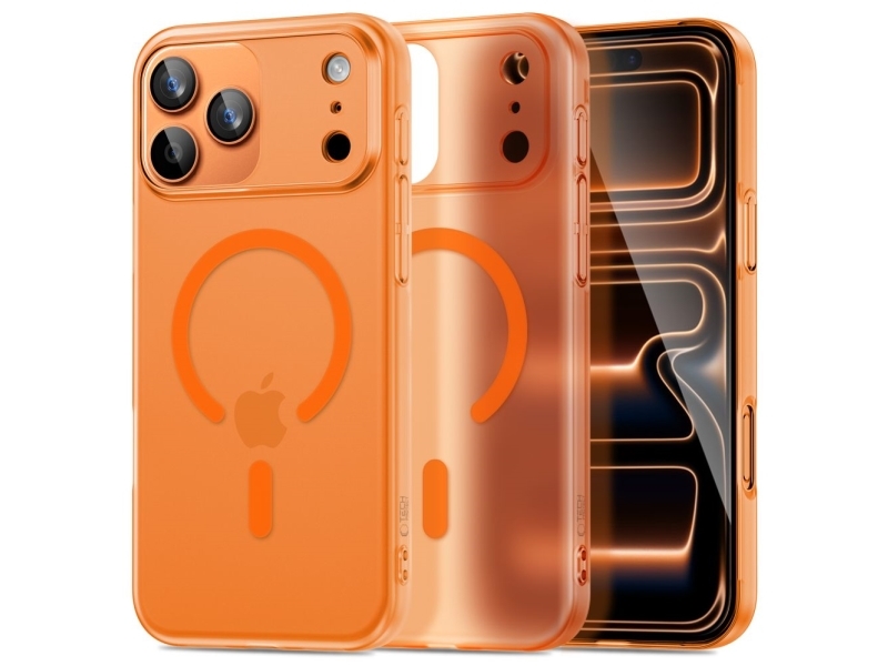 Tech-Protect Magslim Magsafe Cover Til Iphone 17 Pro Max - Orange