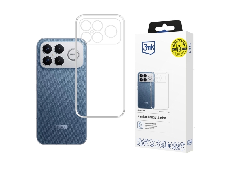 3Mk Clear Case Für Xiaomi Poco F8 Ultra - Transparent