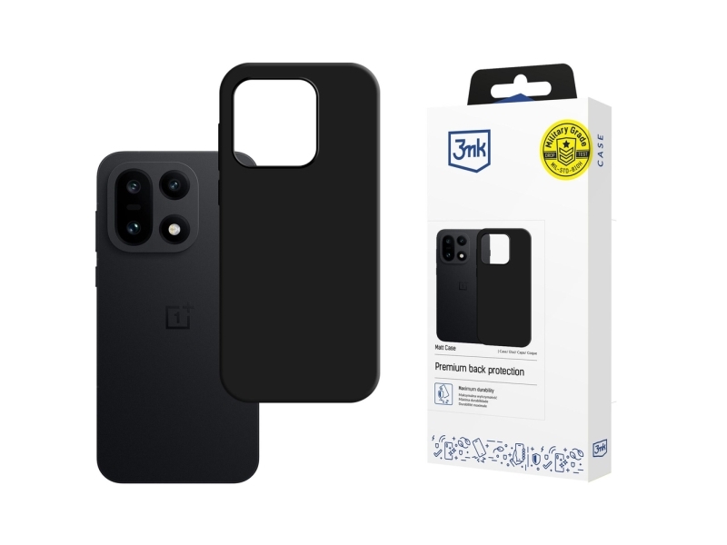 3Mk Matt Case Hülle Für Oneplus 15 5G Schwarz